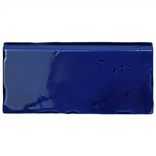 Novecento Zocalo Cobalto Ceramic Wall Trim