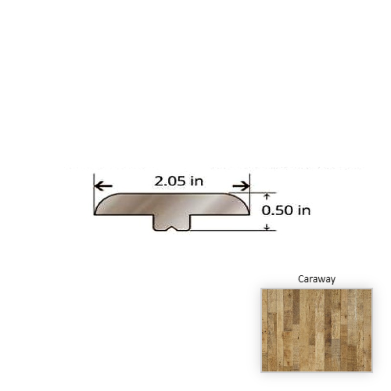 Organic Solid Oak Caraway 84.25" T Molding - Nu Oil
