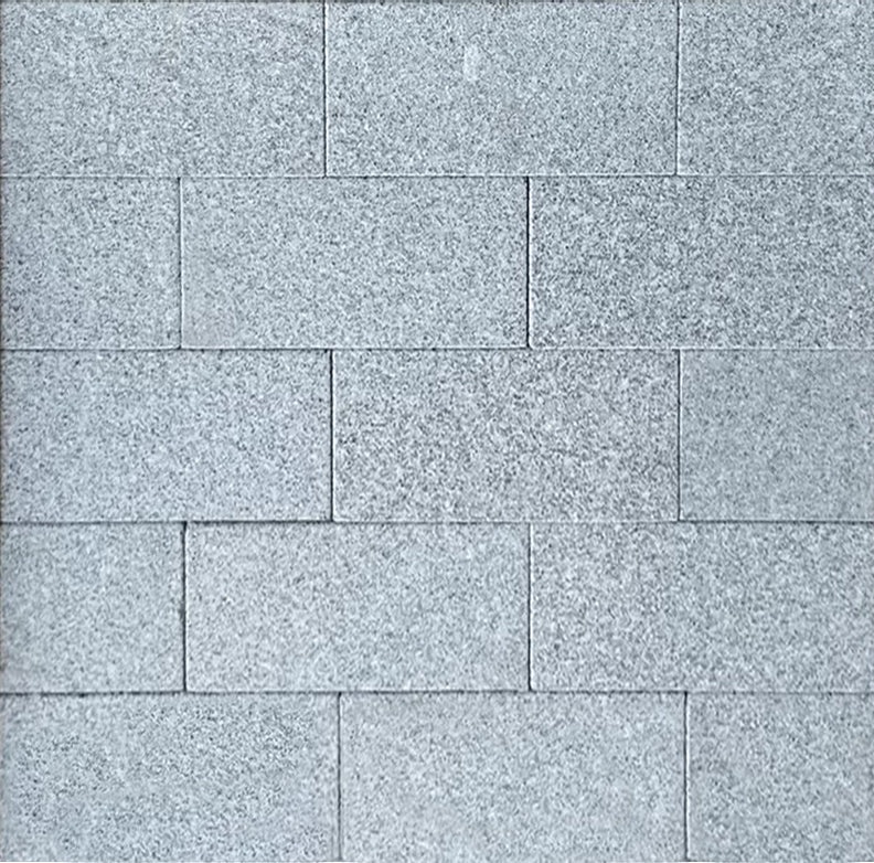 Crystal White Granite Paver - Flamed