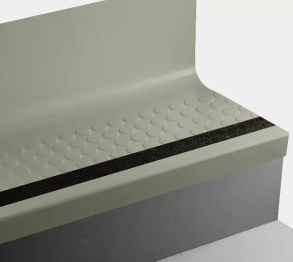 Johnsonite Gecko Raised Round Rubber Stair Tread