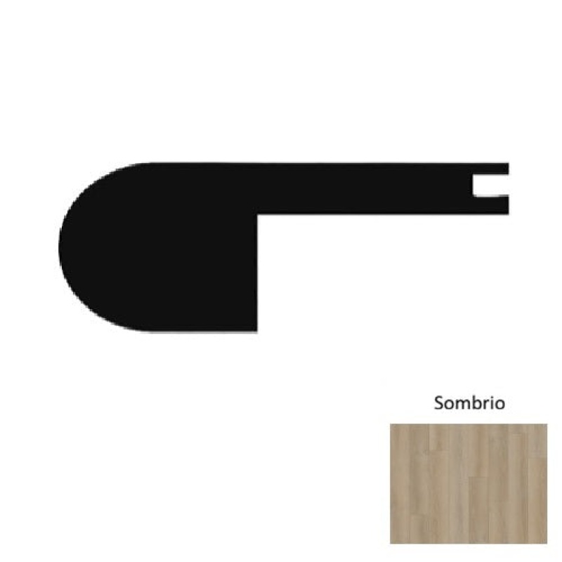 3020 Series Sombrio Embossed 94-Inch Flush Stair Nose