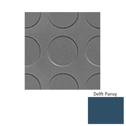 Flextones Delft Pansy Rlt Radial Low Profile Rubber Distinct Designs Tile - Textured - 18" X 18"