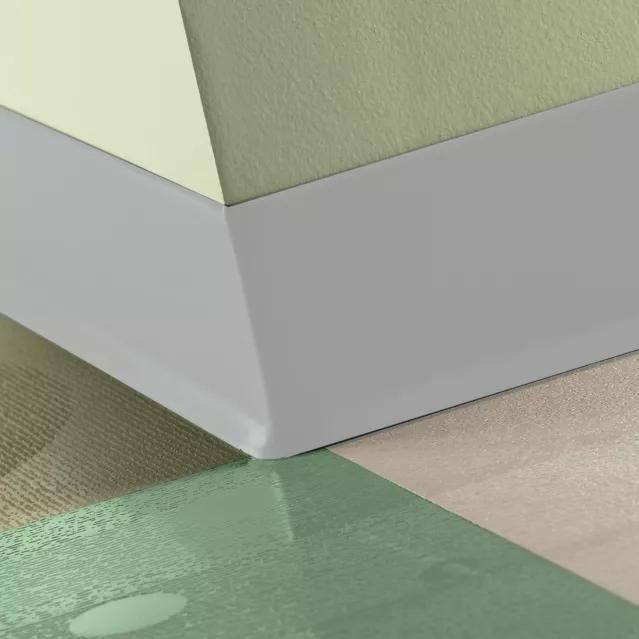 Johnsonite Vapor Grey Rubber Baseworks Thermoset Wall Base