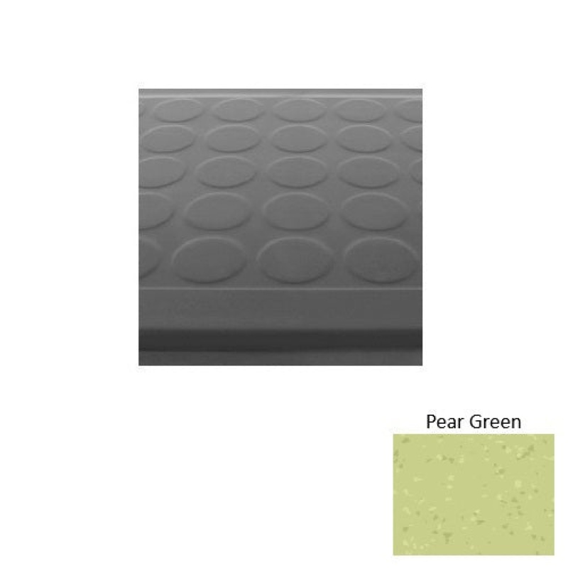 Roppe Pear Green Rubber Stair Tread