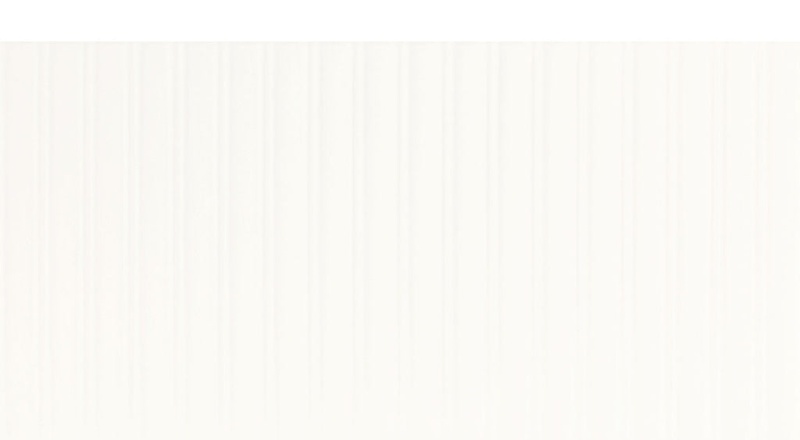 Luminique Arctic White Fluted Ceramic Tile - Glossy - 12" X 24"