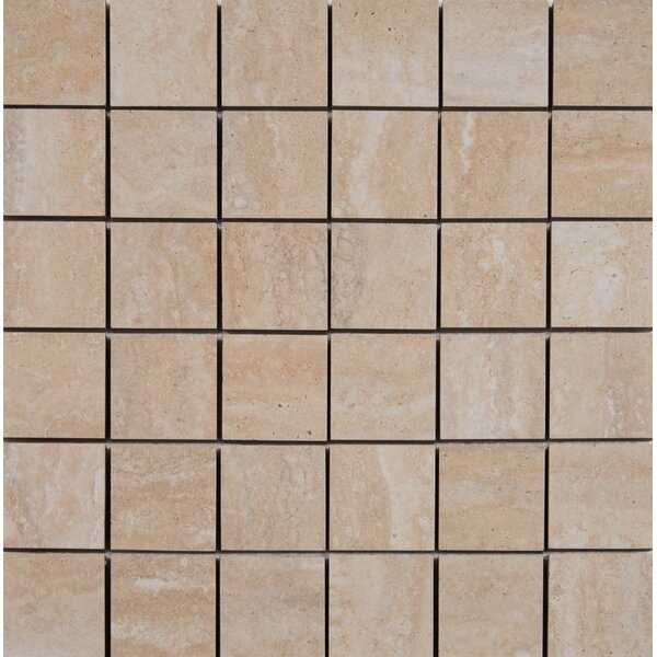 Veneto Sand Porcelain Mosaic - 2" X 2" - Matte