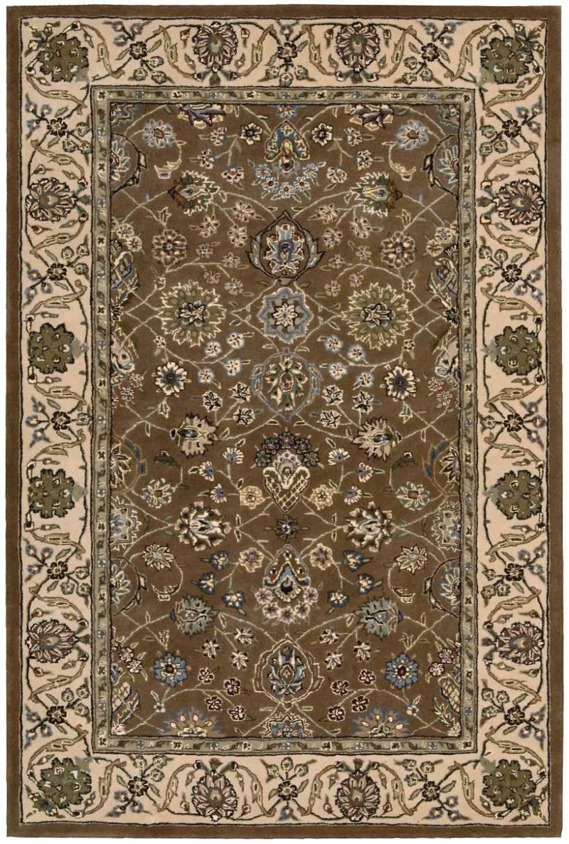 Nourison 2000 Mushroom Wool Blend Traditional Area Rug