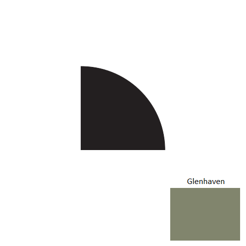 Johnsonite Glenhaven Rubber Millwork Quarter Round Trim