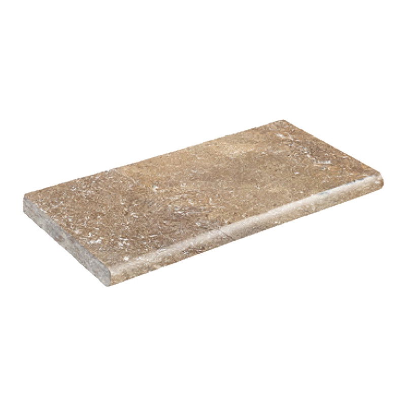 Antique Walnut Travertine Coping - Tumbled