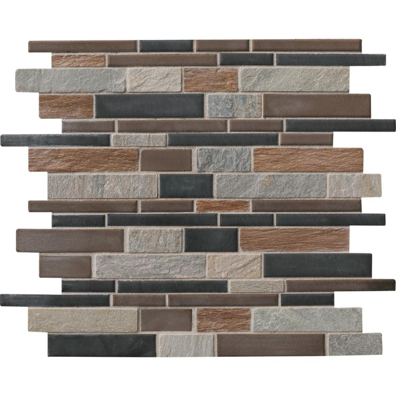 Decorative Blends Cobrello Porcelain Mosaic - Linear - Textured