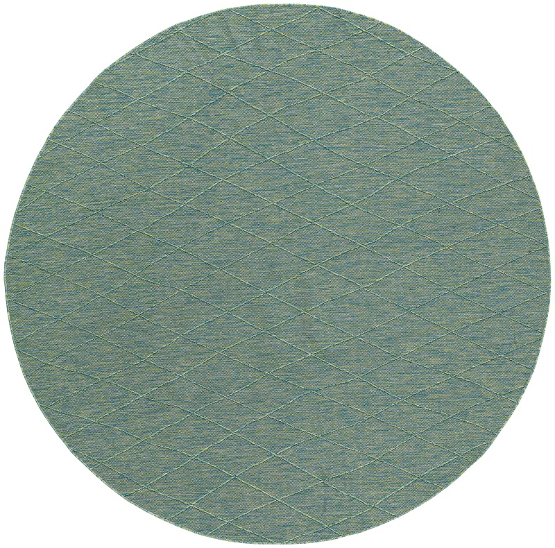 Washable Solutions Wsl01 Blue / Green Polypropylene Modern Area Rug