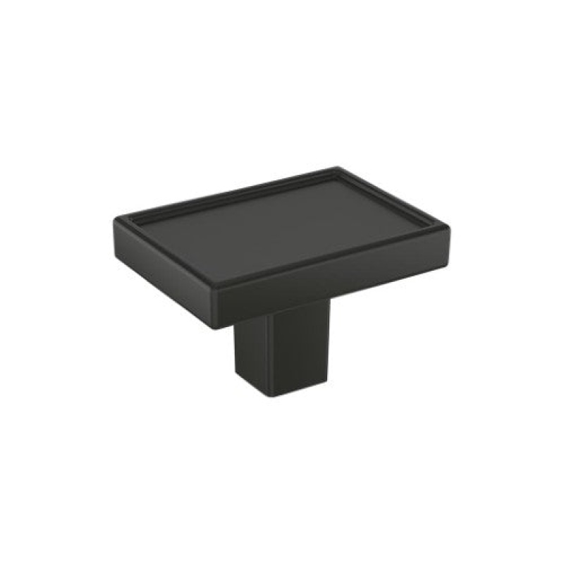 Rockhurst Zinc Cabinet Knob - Matte Black