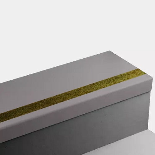 Peppercorn Hammered Rubber Stair Tread