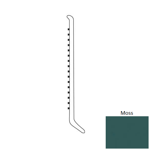 Moss Rubber Moulding / Trim 4" Cove Wall Base