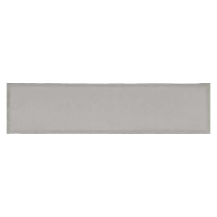 Albatross Smoke Ceramic Tile - Glossy - 3" X 12"