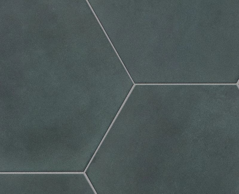Revival Graphite Porcelain Tile - Matte - 6.88" X 7.87" Hexagon