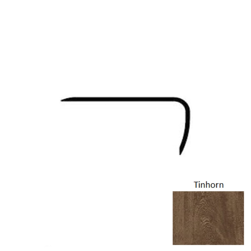Lamdura Landmark Tinhorn Laminate Wood Moulding / Trim - 94" Stair Nose - Embossed