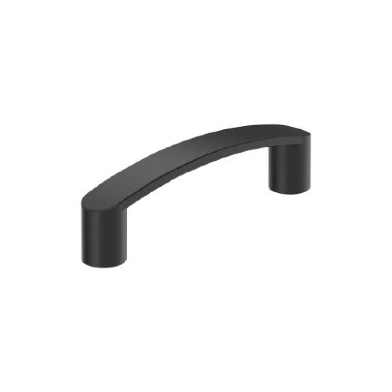 Rift Zinc Bar Cabinet Pull - Matte Black