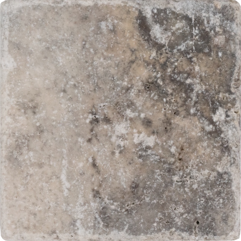 Nordic Silver Travertine Tile - Tumbled