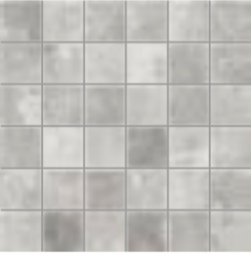 Campogalliano Panarea Gray Porcelain Mosaic - 2" X 2" - Natural