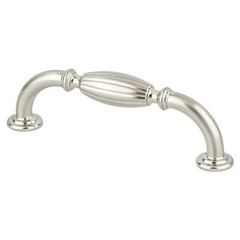 Advantage Plus Five Zinc Handle Pulls - Brushed Nickel - 3 25/32" (96 Mm) Center To Center