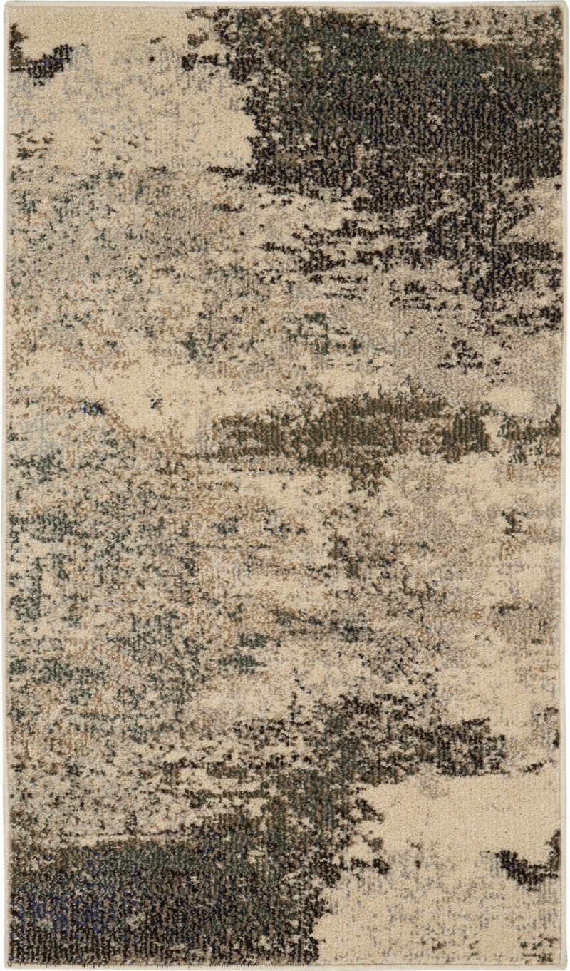 Celestial Ces02 Ivory / Grey Polypropylene Modern Area Rug