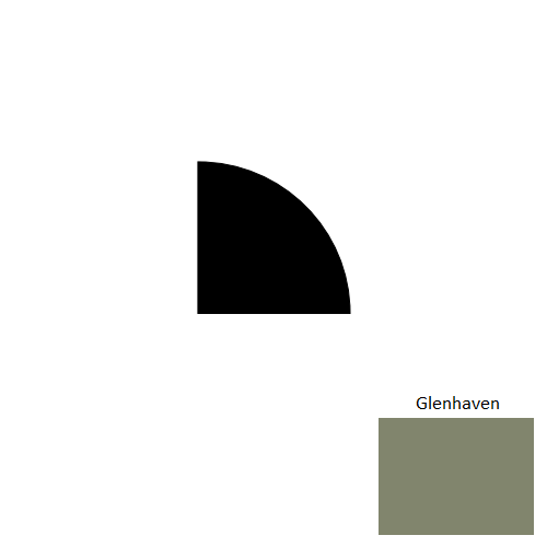 Johnsonite Glenhaven Rubber Millwork Quarter Round