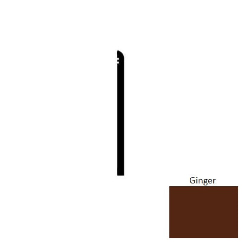 Vcb Ginger Vinyl Wall Base 2 1/2" x 120 Ft x 1/8"