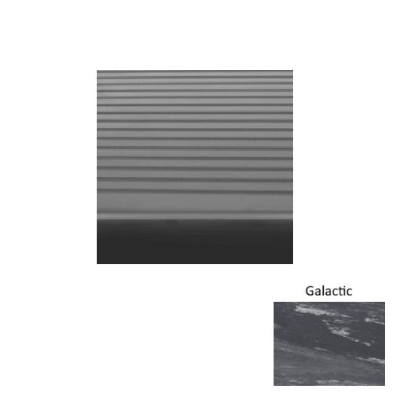 Marbleized 80 Galactic Light Duty Rib Rubber (Sq) Stair Tread - Textured
