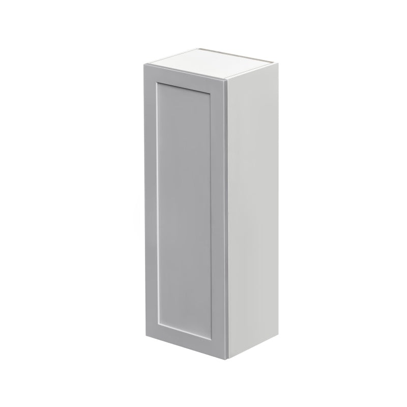 Mallorca Dolphin Gray Shaker Wood Kitchen Wall Cabinet - 12" X 12" X 42" (Assembly Required) - Dolphin Gray