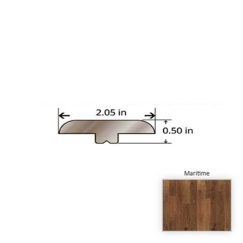 Ventura Walnut Maritime Hardwood T Molding