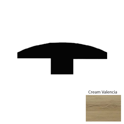 North Forest Cream Valencia Laminate Wood 94" T Molding