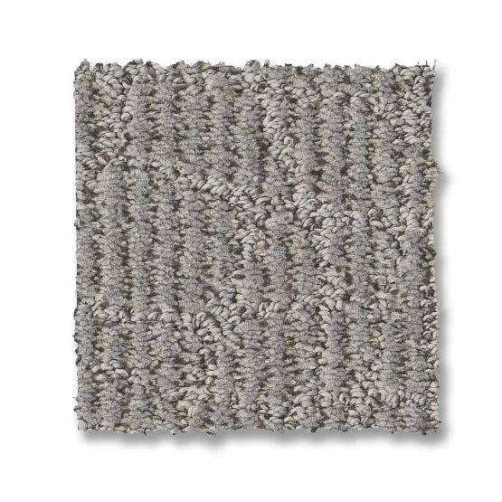 Chit Chat Still Gray Polyester Carpet - Pattern