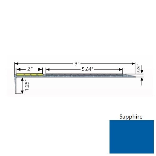 Flexterior Sapphire Odt 9" Metal Stair Tread