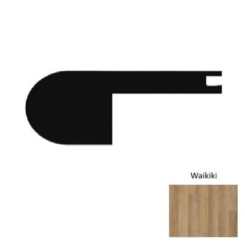 3020 Series Waikiki Luxury Vinyl Moulding / Trim - 94" Flush Stair Nose - Embossed