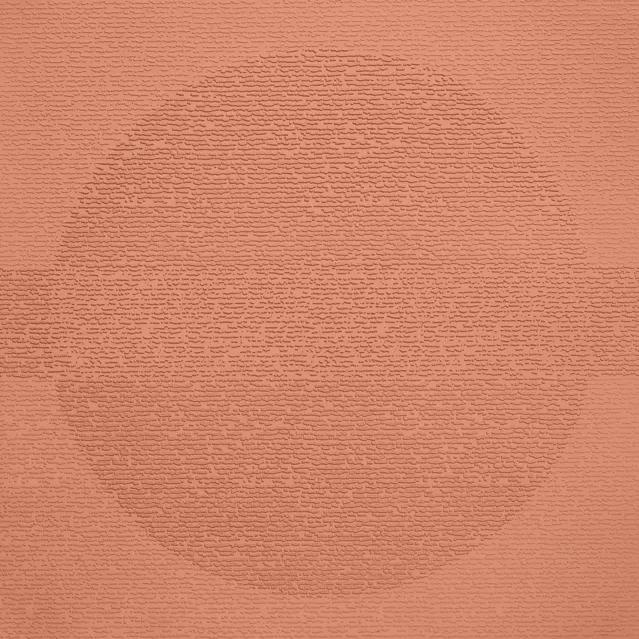 Johnsonite Tangerine Tango Round A Bout Circulinity Rubber Tile - Textured - 24" X 24"