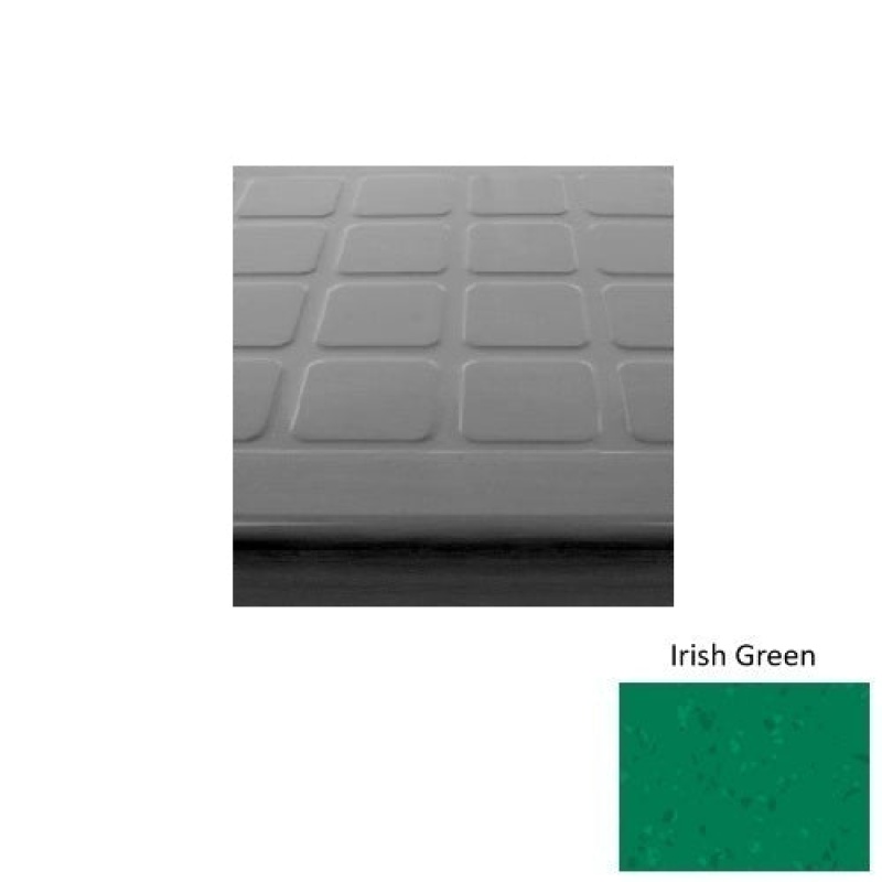 Symmetry Irish Green Rubber Stair Tread with Kevlar
