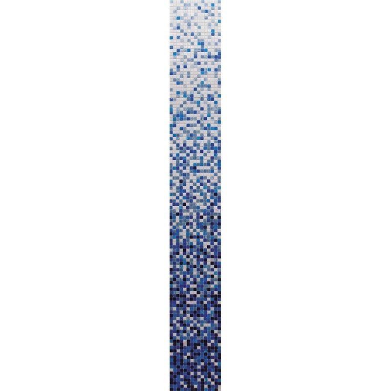 Gradients Navy Glass Mosaic - 0.8" x 0.8" - Glossy