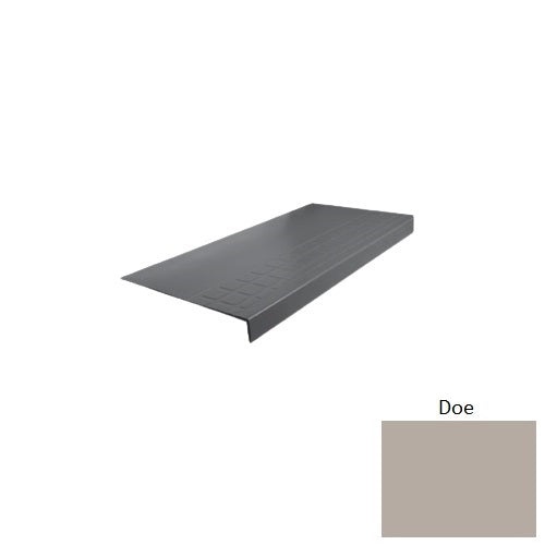 Flextones Doe Type 800 Distinct Designs Rubber - 12 1/4" X 72" Stair Tread - Raised Square Design