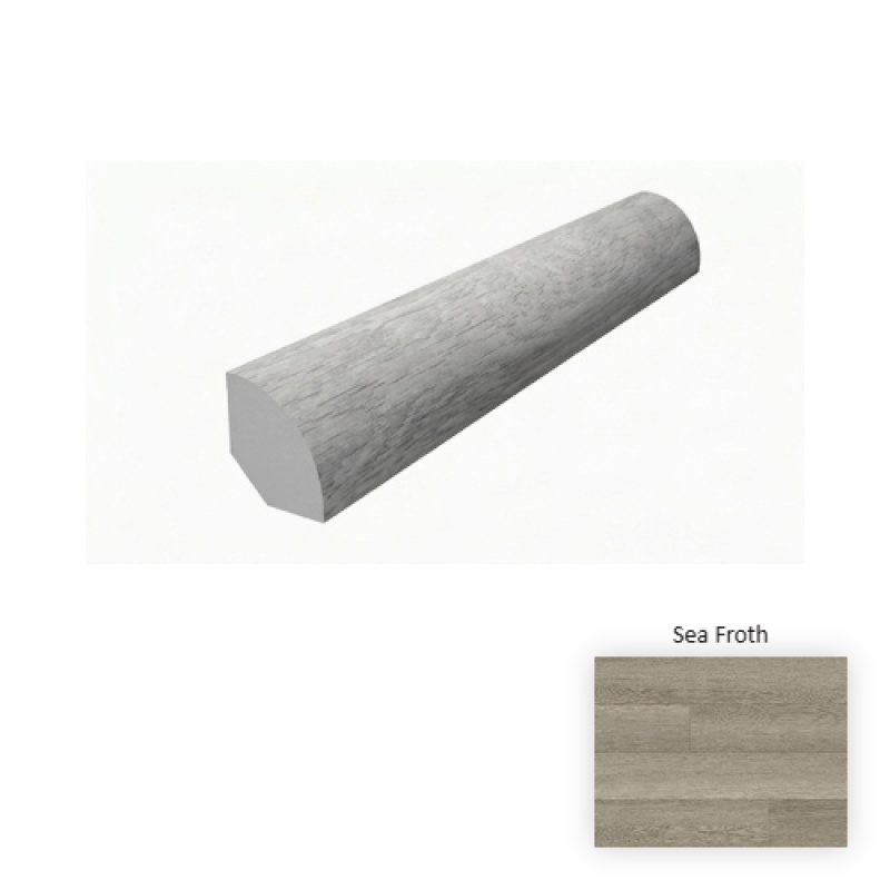Foundation Sea Froth Luxury Vinyl Moulding / Trim - 96" Quarter Round - Urethane