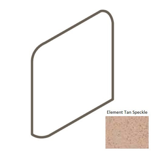 Keystones Element Tan Speckle 2" X 2" Bullnose Outcorner