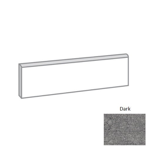 Blue Emotion Dark Porcelain Bullnose Trim