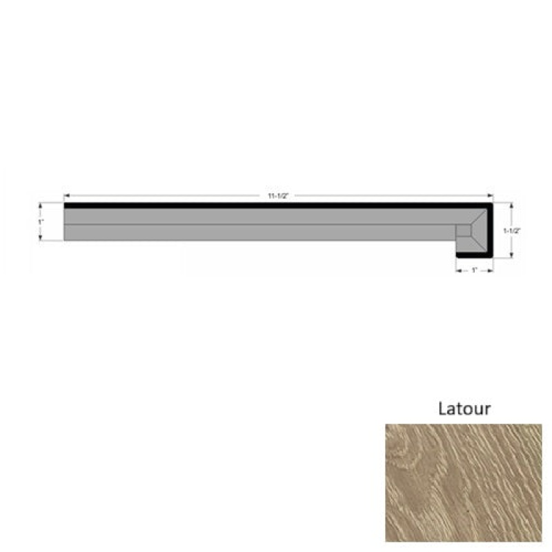 Tableau Latour Hardwood Moulding / Trim - 11 1/2" X 86" Stair Tread - Urethane