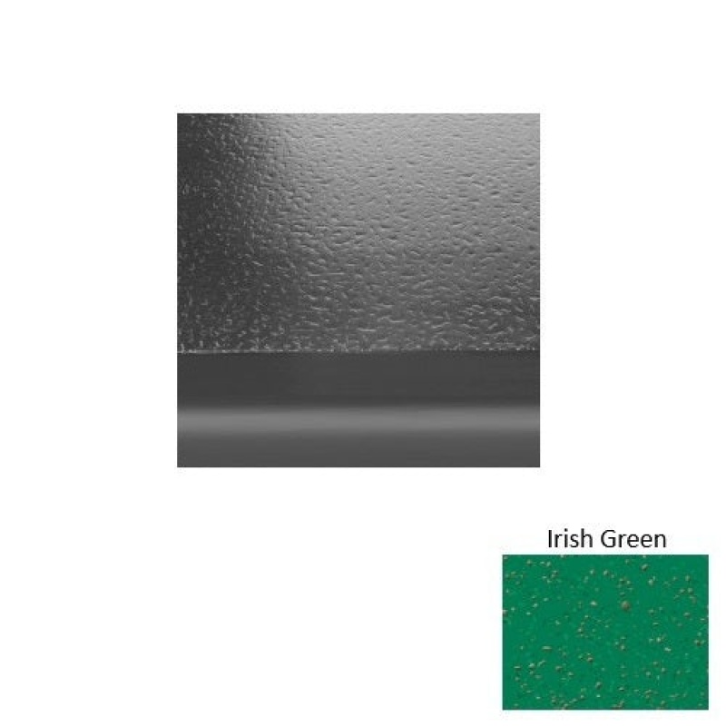 Renew 99 Irish Green Hammered With 2" Nose Rubber (Sq) Stair Tread With Dupont Kevlar - Hammered