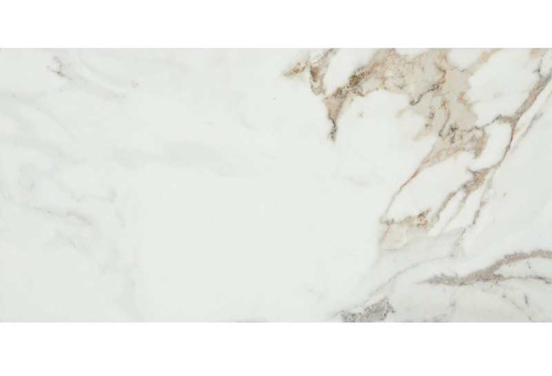Core Fundamentals Platinum Magnolia Ceramic Tile - Glossy - 6" X 18"
