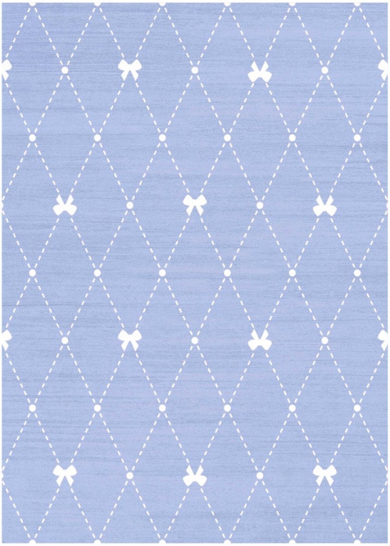Imagination Blue Contemporary Area Rug