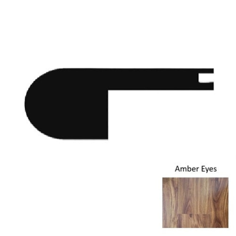 1900 Series Amber Eye Embossed Flush Stair Nose