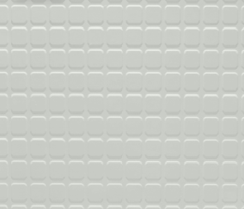 Johnsonite Snowbound Raised Square Textured Rubber Tile