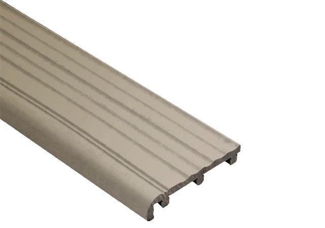 Trep B Thermoplastic Replacement Insert Rubber Tile Edging Trim - Grey