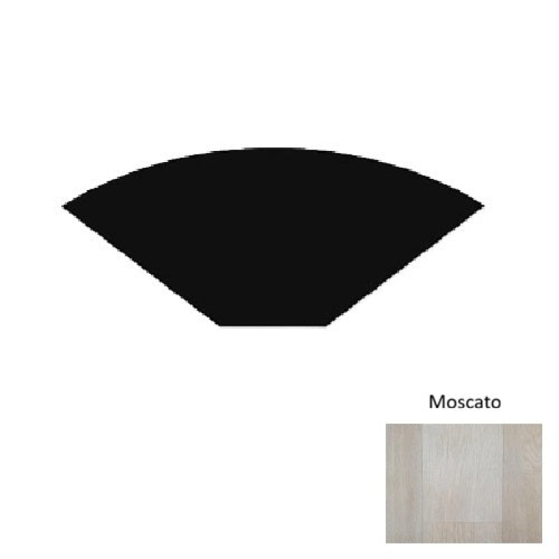 1400 Series Moscato 94" Quarter Round - Embossed